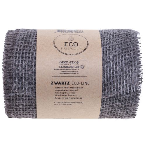 Article Chemin de table jute ruban de table ruban de jute marron taupe 15cm 10m