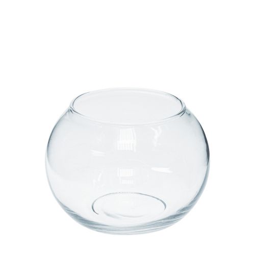 Floristik24 Vase Boule Mini Vase Rond en Verre Déco H8cm Ø7cm