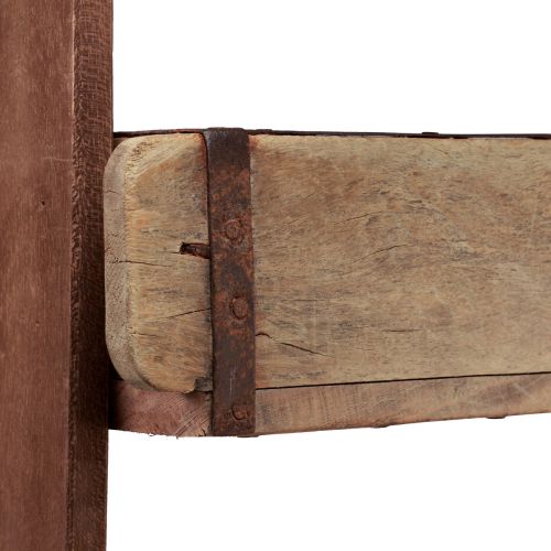 Article Jardinière en bois forme brique boîte en bois panier suspendu H60cm