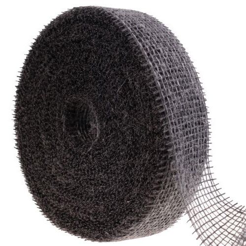 Floristik24 Ruban en filet de jute, ruban décoratif en jute marron taupe, 5 cm, 40 m