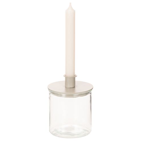 Vase cylindrique en verre transparent 10 cm lot de 3 pièces | Floristik24.fr