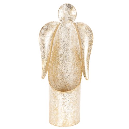 Figurine ange porte-bougie en
