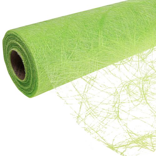 Floristik24 Déco polaire Sizoweb chemin de table vert clair 30cm 25m