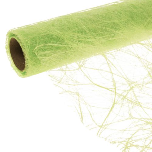 Déco polaire Sizoweb chemin de table vert herbe 30cm 5m
