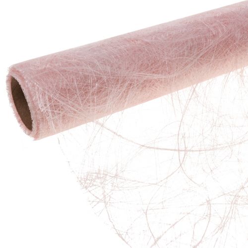 Déco polaire Sizoweb chemin de table rose 30cm 5m