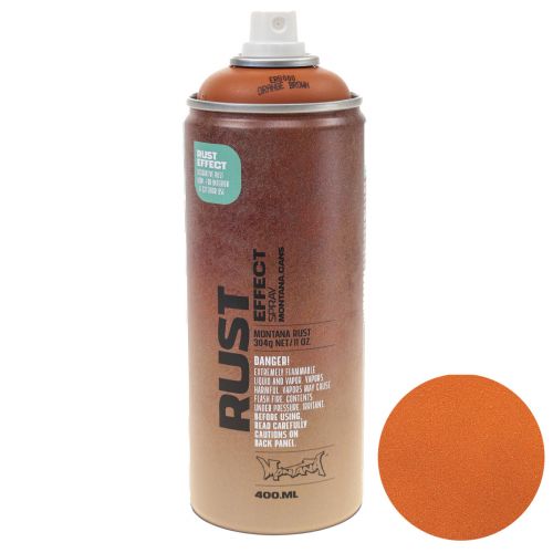 Article Spray effet rouille spray rouille intérieur/extérieur brun orangé 400ml