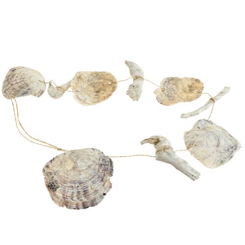Capiz Guirlande Nacre Coquillage Guirlande Bois Flotté L106cm