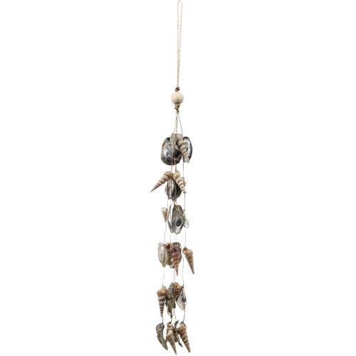 Floristik24 Carillon éolien marin coquille d&#39;escargot décoration coquillages 58cm