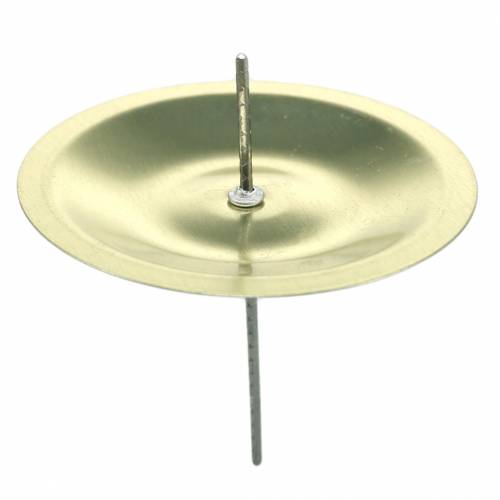 Article Bougeoir avec épine dorée Ø5cm 36 pcs