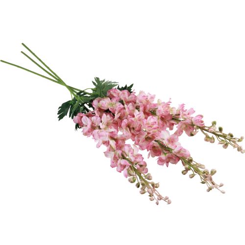 Article Delphinium delphinium artificiel rose 82cm 3pcs