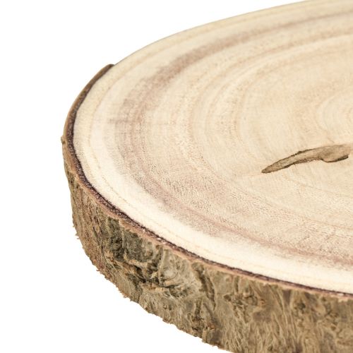 Article Tranche d&#39;arbre jacinthe des bois naturel Ø20-25cm 1pc