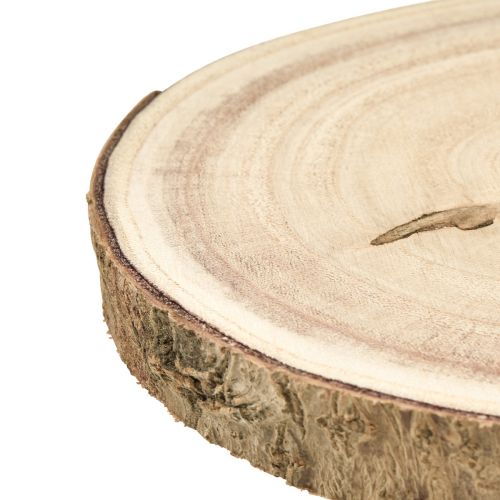 Article Tranche d'arbre jacinthe des bois naturel Ø20-25cm 1 pc