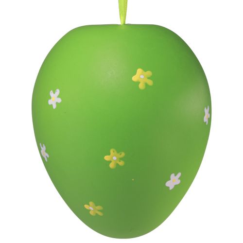 Floristik24 Oeufs de Pâques à suspendre oeufs en plastique 6,5x10cm 6 pcs