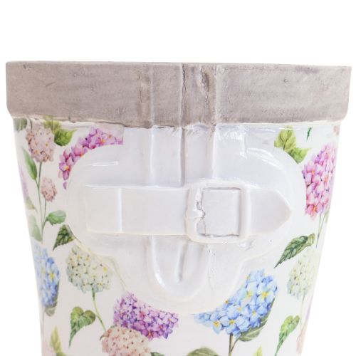 Floristik24 Botte en caoutchouc cache-pot aspect céramique H17,5cm