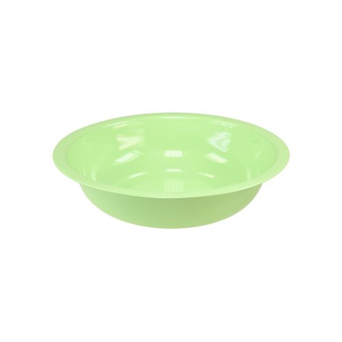 Floristik24 Bol décoratif en métal aspect émail vert citron 25cm