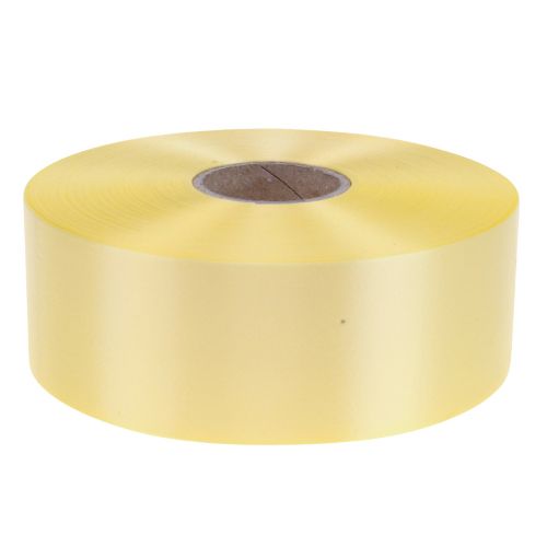 Article Ruban à friser ruban cadeau ruban noeud jaune clair 50mm 100m