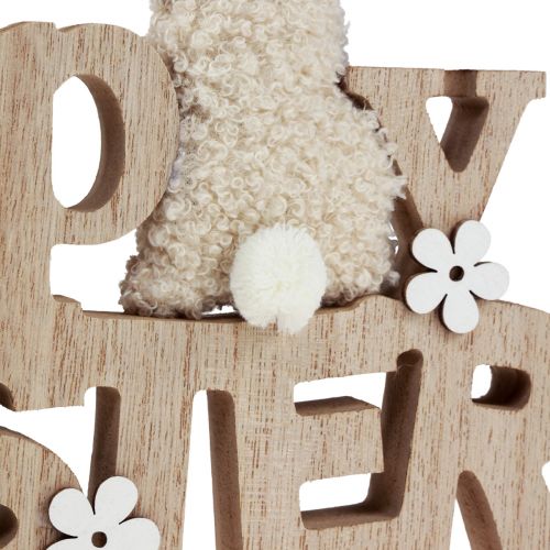 Article Décoration de Pâques « Joyeuses Pâques » Décoration de Pâques en bois pour étagère 24cm