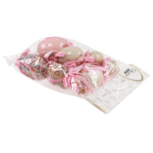 Floristik24 Oeufs de Pâques oeufs décoratifs à suspendre avec motifs 4-6cm 12pcs