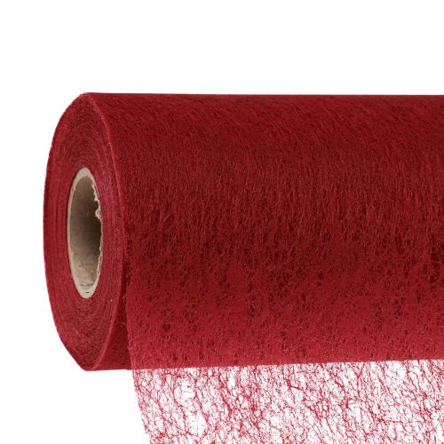 Article Dekovlies chemin de table polaire chemin de table rouge bordeaux 23cm 25m