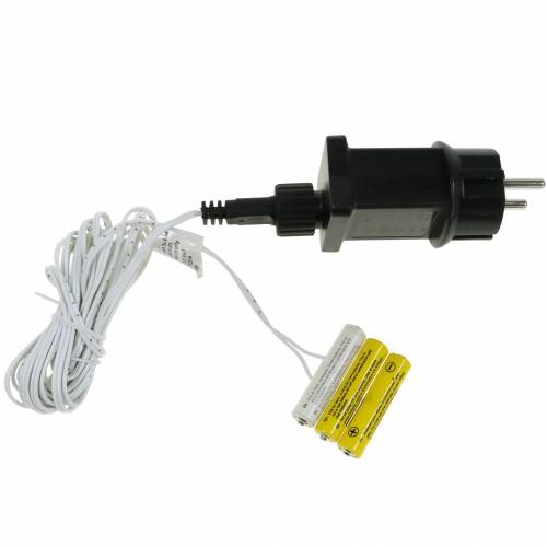 Article Adaptateur batterie blanc 3m 4.5V 3 x AAA