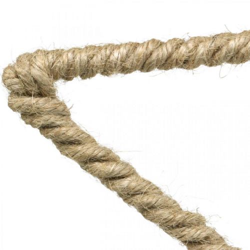 Article Décoration de l&#39;Avent, étoile de décoration de Noël, étoile décorative jute L20cm 5 pcs
