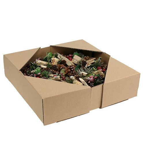 Floristik24 Couronne de l&#39;Avent avec des cônes et des branches Ø34cm