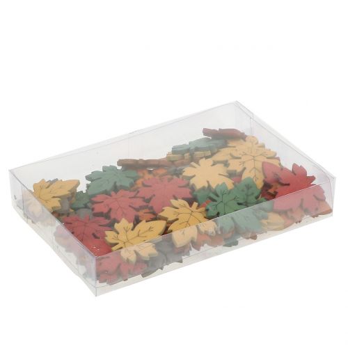 Floristik24 Feuille d'érable colorée à saupoudrer 3,5 cm 72 pcs