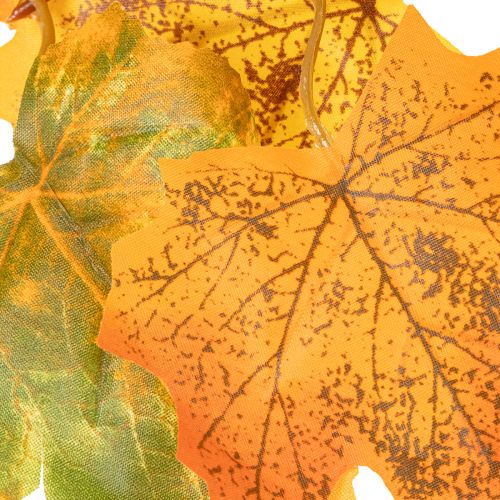 Guirlande artificielle en feuilles d’érable 165 cm, décoration automnale multicolore | Floristik24.fr