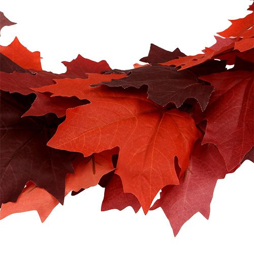 Guirlande d’érable rouge-orange 170cm