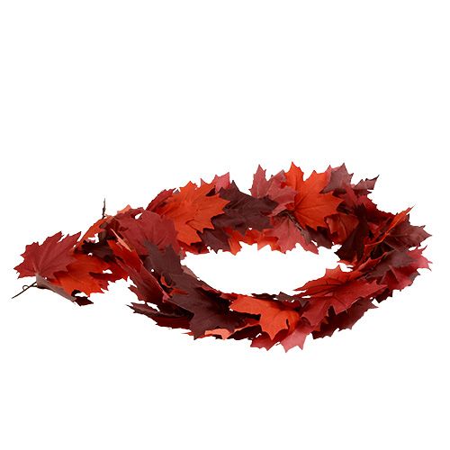 Guirlande d’érable rouge-orange 170cm