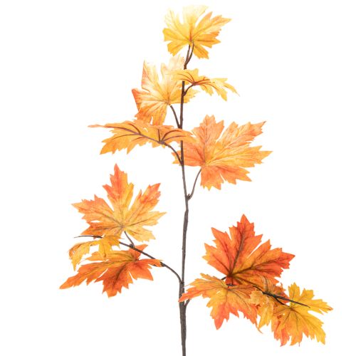 Branche d'érable artificielle 100 cm en couleurs d'automne