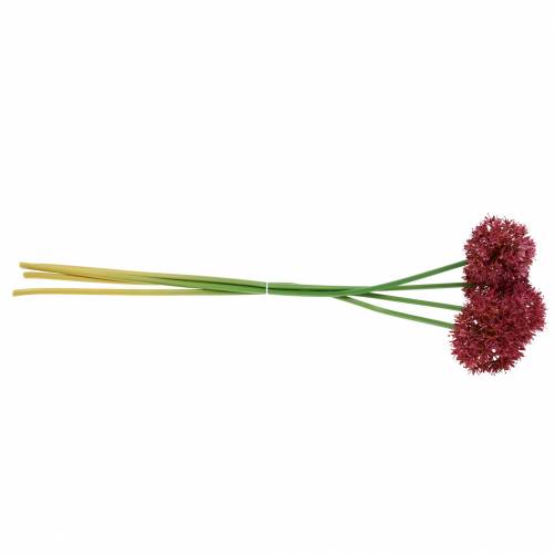 Floristik24 Allium déco artificiel Mauve Ø7cm H58cm 4pcs