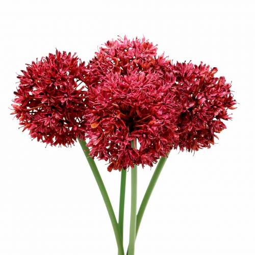 Floristik24 Allium déco artificiel Mauve Ø7cm H58cm 4pcs