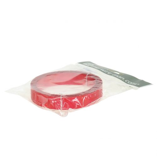Article Ruban aluminium fil plat rouge 20mm 5m
