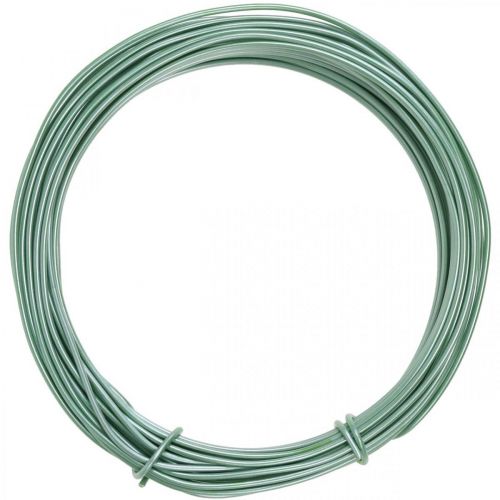 Floristik24 Fil Aluminium Ø2mm Vert Mat 100g 12m