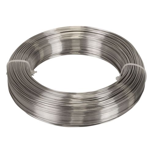 Floristik24 Fil d&#39;aluminium 1,5mm 1kg argent