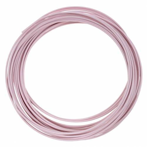 Floristik24 Fil aluminium Ø2mm rose pastel 100g 12m