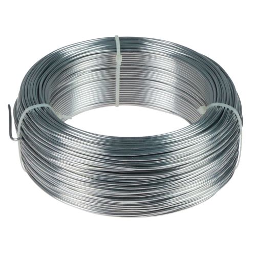 Article Fil d&#39;aluminium fil d&#39;aluminium 2mm fil de bijoux argent 118m 1kg