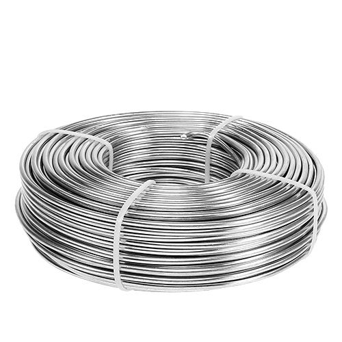 Floristik24 Fil d&#39;aluminium 3mm 1kg argent