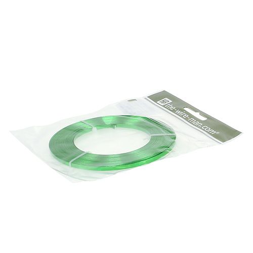 Article Fil plat aluminium vert pomme 5mm 10m