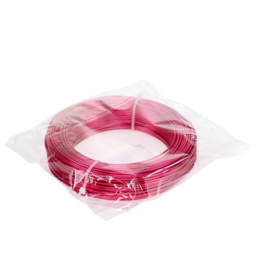 Article Fil Aluminium Ø2mm Rose 60m 500g