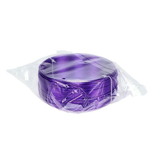 Floristik24 Fil d'aluminium Violet Ø2mm 500g (60m)