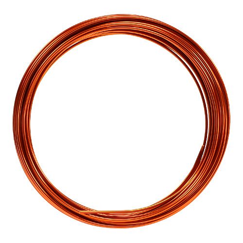 Article Fil d&#39;aluminium 2mm 100g orange