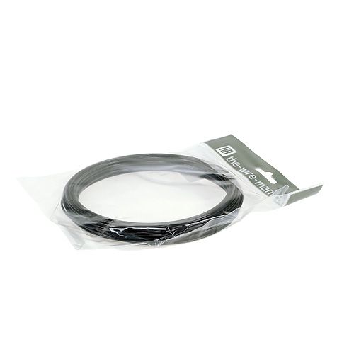 Article Fil d&#39;aluminium 2mm 100g noir