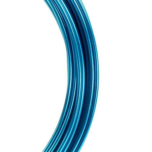 Article Fil d'aluminium 2mm 100g turquoise