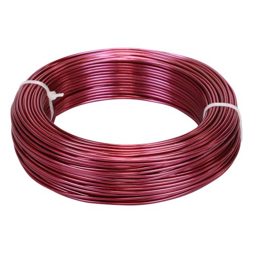 Floristik24 Fil aluminium Ø2mm 500g 60m rose