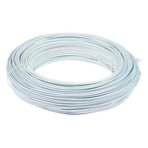 Floristik24 Fil d&#39;aluminium fil d&#39;aluminium 2mm fil de bijoux blanc 60m 500g