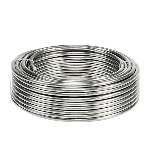 Floristik24 Fil d&#39;aluminium 5mm 1kg argent