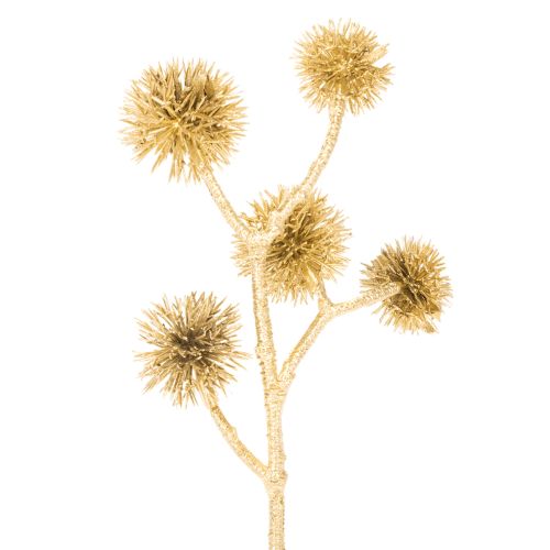 Branche artificielle dorée Amberfruit 26 cm - Lot de 6 | Floristik24.fr