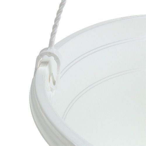 Article Panier à fleurs suspendu 25cm blanc